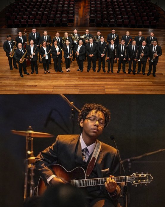 Celebración de compositores negros del jazz 'Marel Hidalgo Quartet' Benemérita Banda Nacional de Cartago'