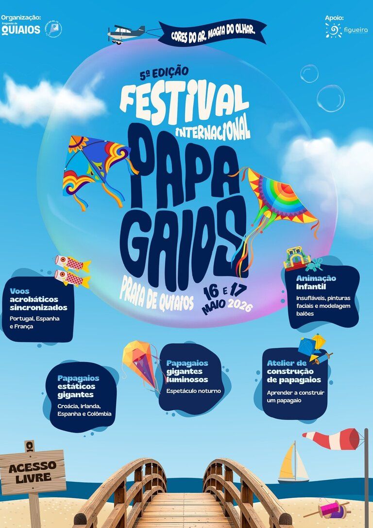 V Festival Internacional de Papagaios - Praia de Quiaios