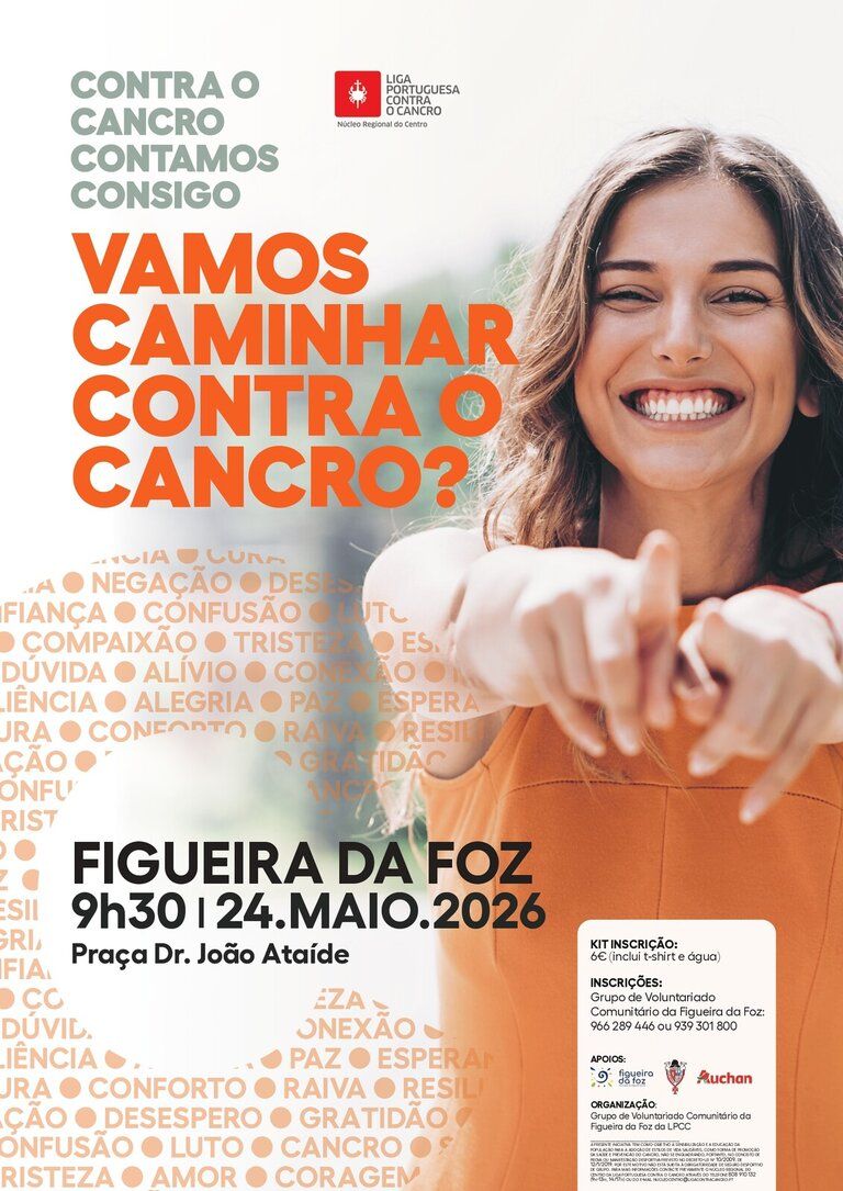 Caminhada solidária “Contra o Cancro Todos Contam”