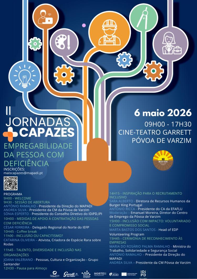 II Jornadas + Capazes - Empregabilidade da Pessoa com Deficiência