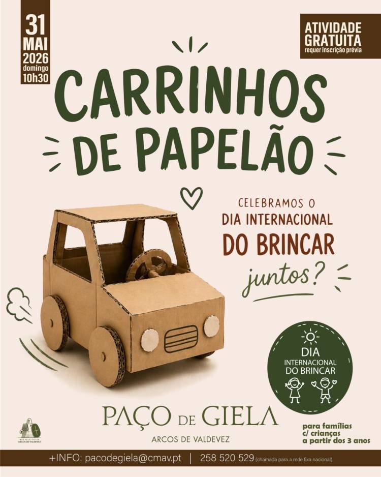 Carrinhos de papelão