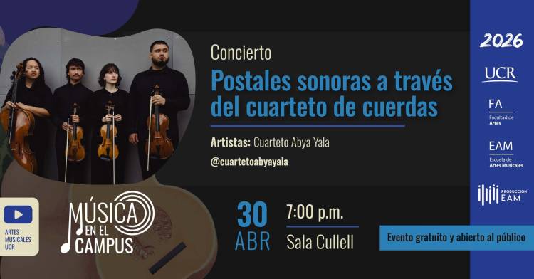 Postales sonoras a través del cuarteto de cuerdas