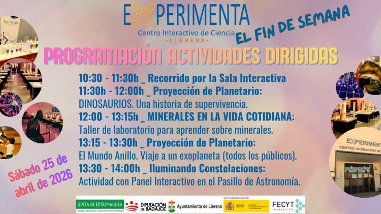 EXPERIMENTA el fin de semana