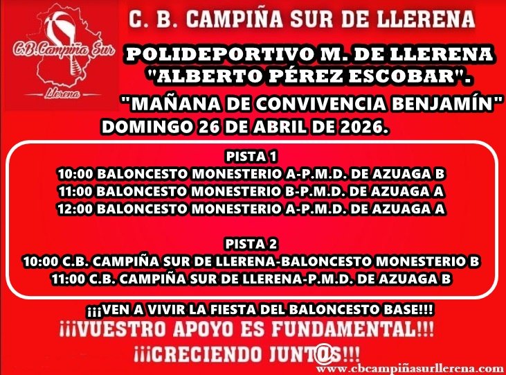 Baloncesto: mañana de convivencia benjamín en el Alberto Pérez Escobar