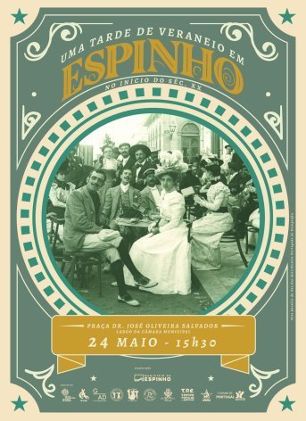 'Uma Tarde de Veraneio em Espinho no Início do Séc. XX'