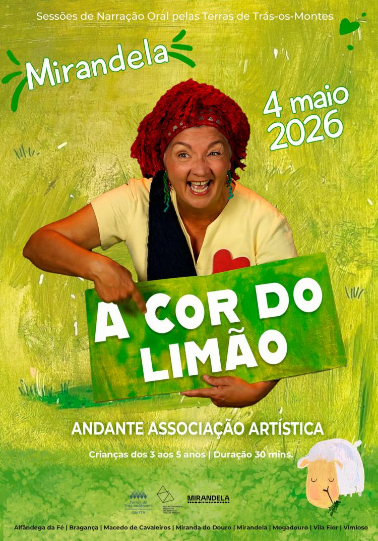 Espetáculo “A Cor do Limão” com a atriz Cristina Paiva | Biblioteca Municipal Sarmento Pimentel