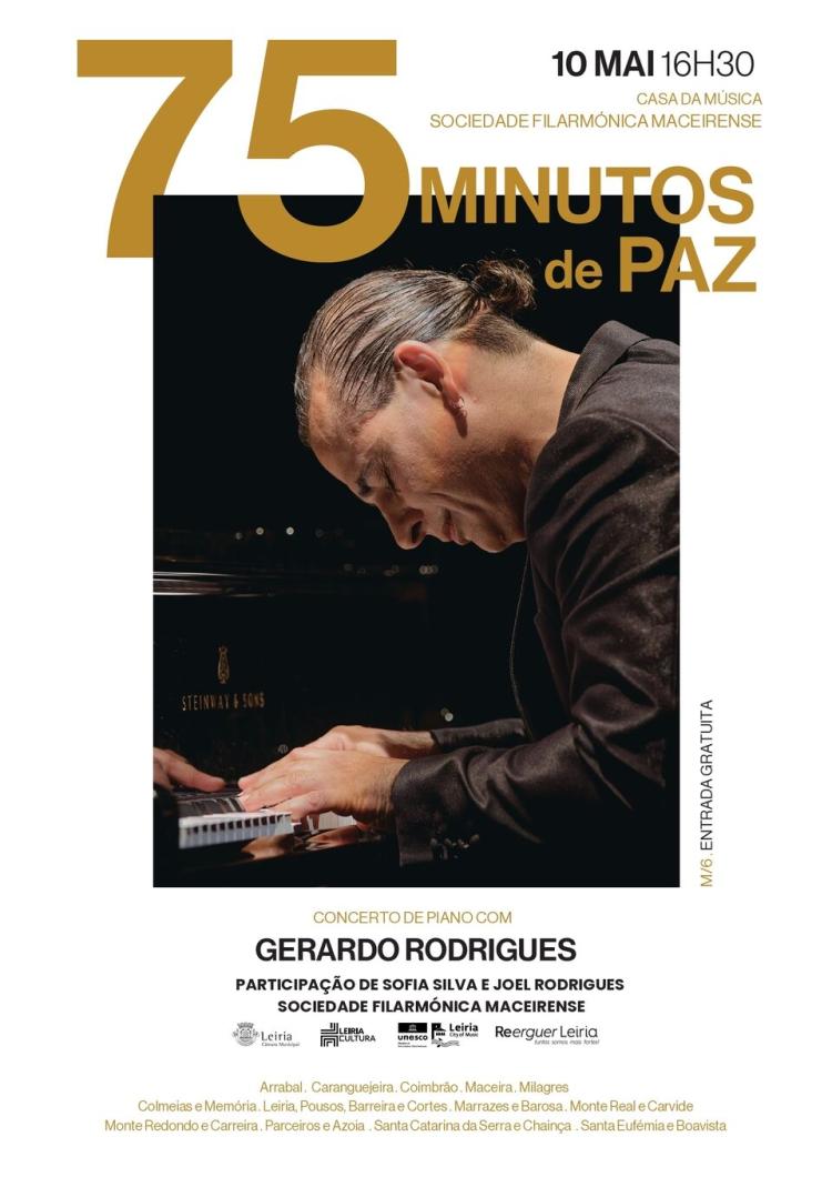 “75 Minutos de Paz” leva concertos solidários às freguesias de Leiria – Maceira