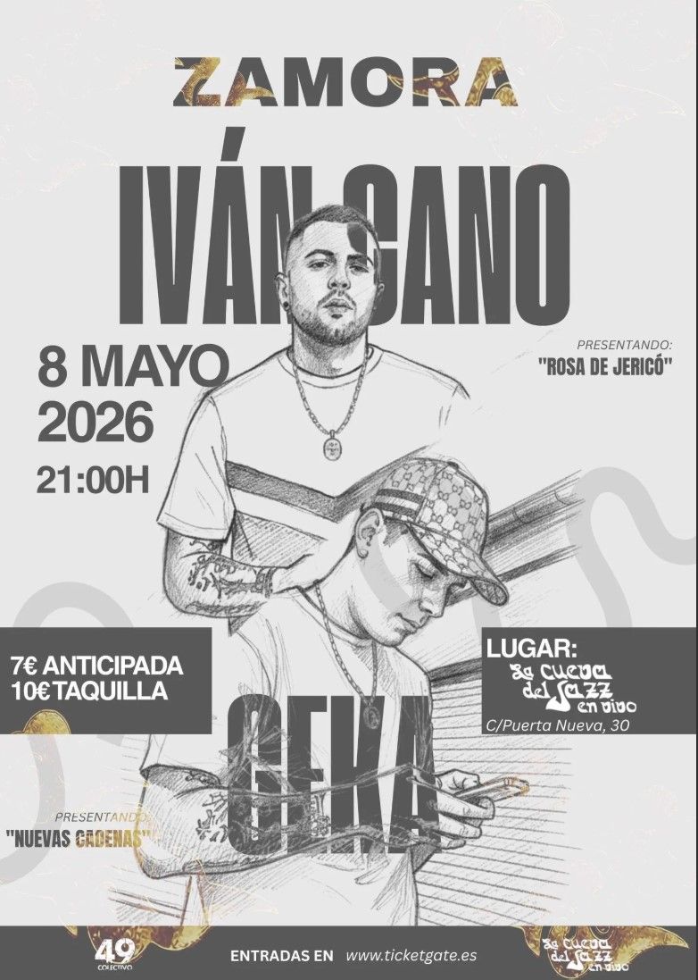 Concierto: Iván Cano, Geka y Khosan