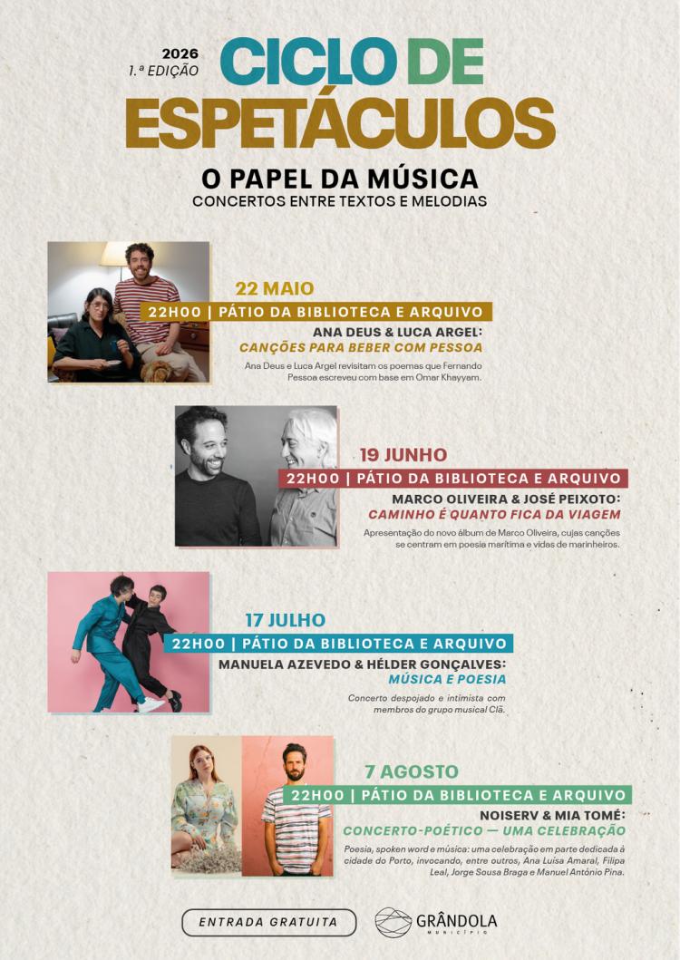 MÚSICA | 1.ª Edição Ciclo de Espetáculos