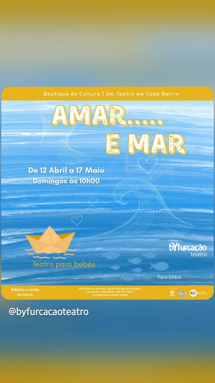 Amar e Mar... | espectáculo para bebés e crianças dos 6 meses aos 5 anos