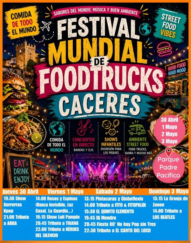Festival Mundial de Food Trucks Cáceres