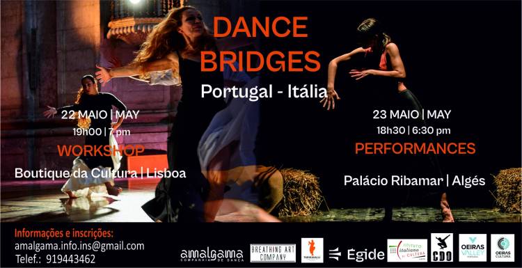 DANCE BRIDGES | Portugal - Itália | 22 e 23 Maio Lisboa 