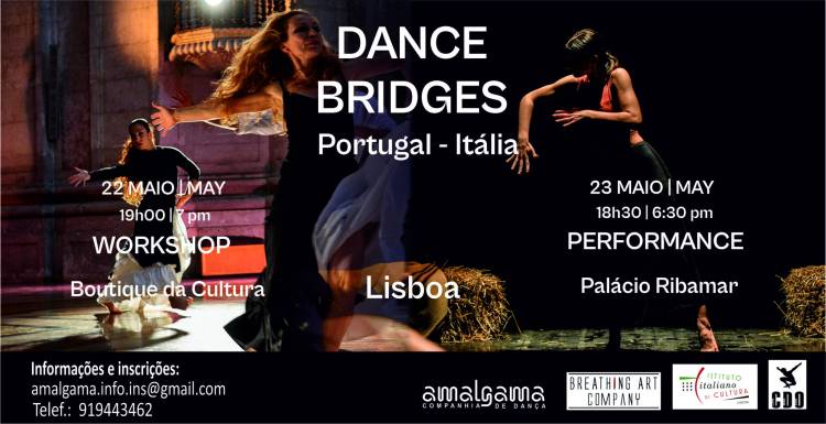 DANCE BRIDGES | Portugal - Itália | 22 e 23 Maio Lisboa 