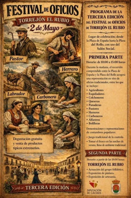 Festival de Oficios 2026 | Torrejón el Rubio