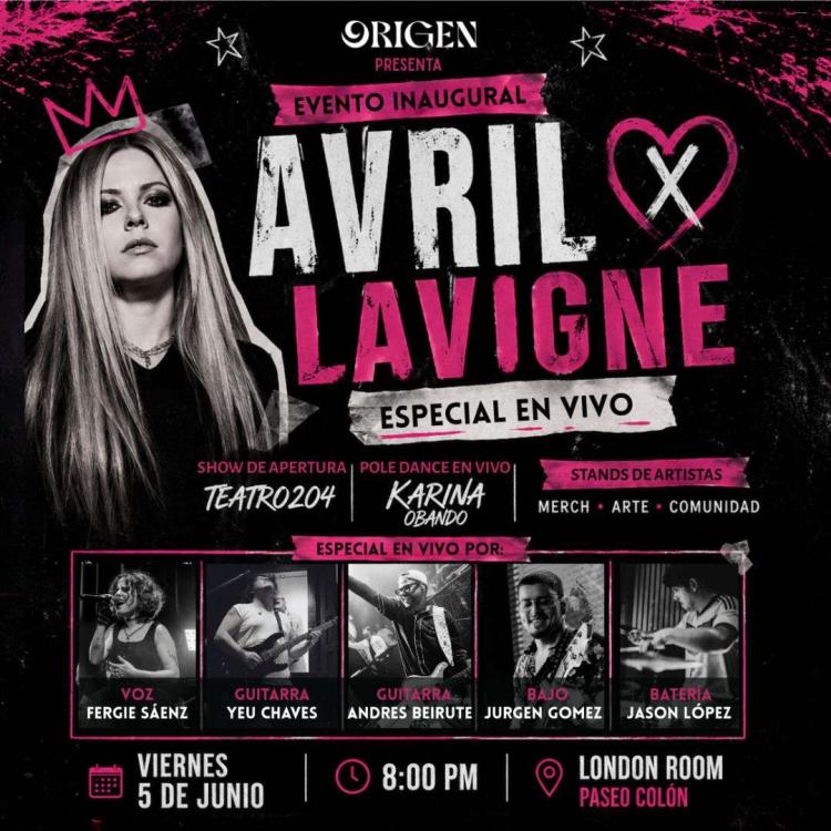 ⁠Tributo a Avril Lavigne | Evento Inaugural ORIGEN
