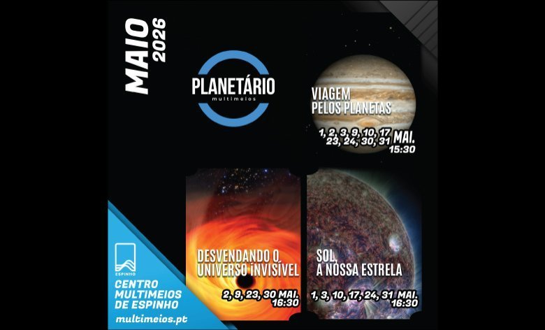 Sessões de Planetário | maio'26