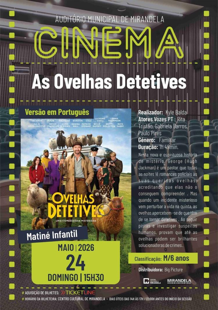 As Ovelhas Detetives | Cinema - Matiné Infantil