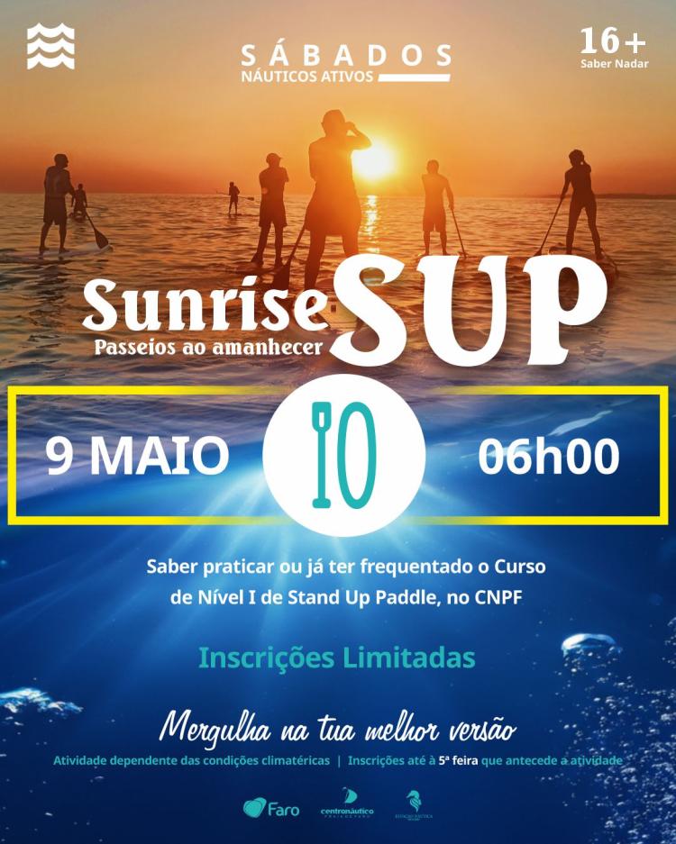 Sábados Náuticos Ativos - SunRise SUP, passeios ao amanhecer