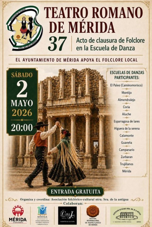 37º Acto de clausura de Folclore en la Escuela de Danza