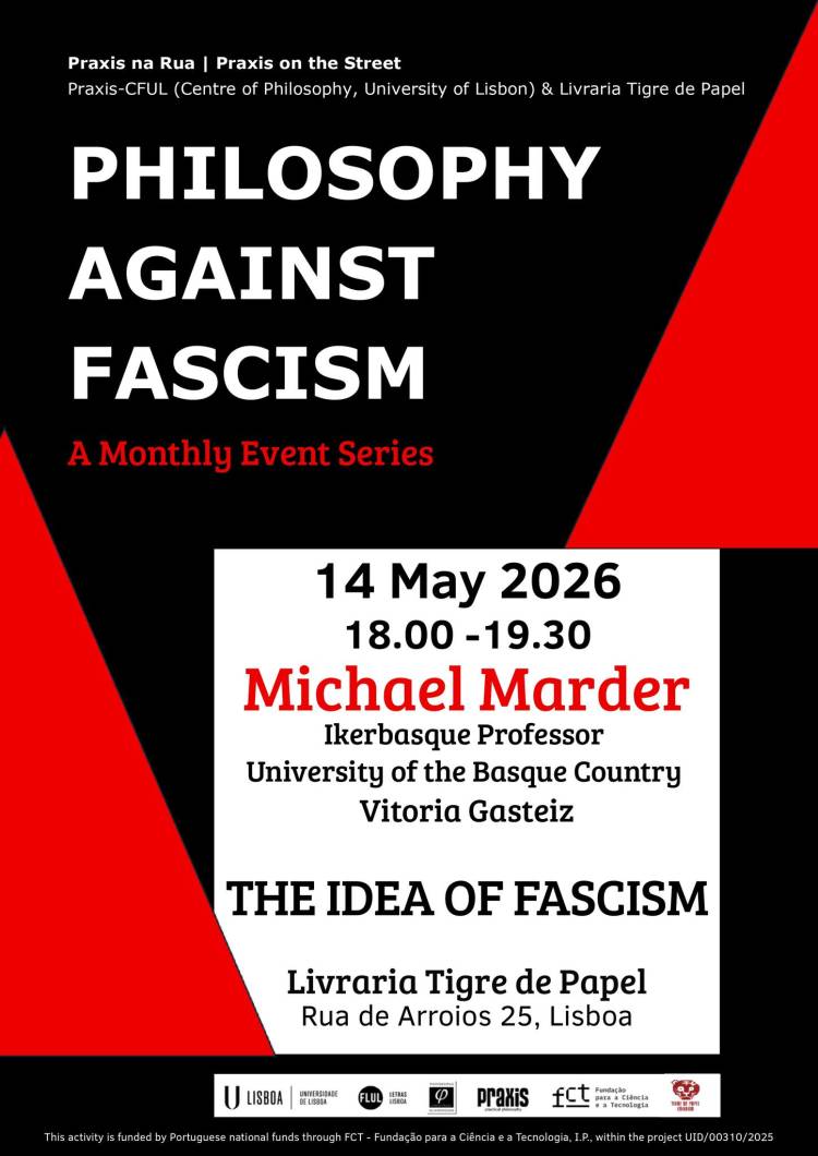 Conferência The Ideia of Fascism, por Michael Marder | ciclo Philosophy Against Fascism