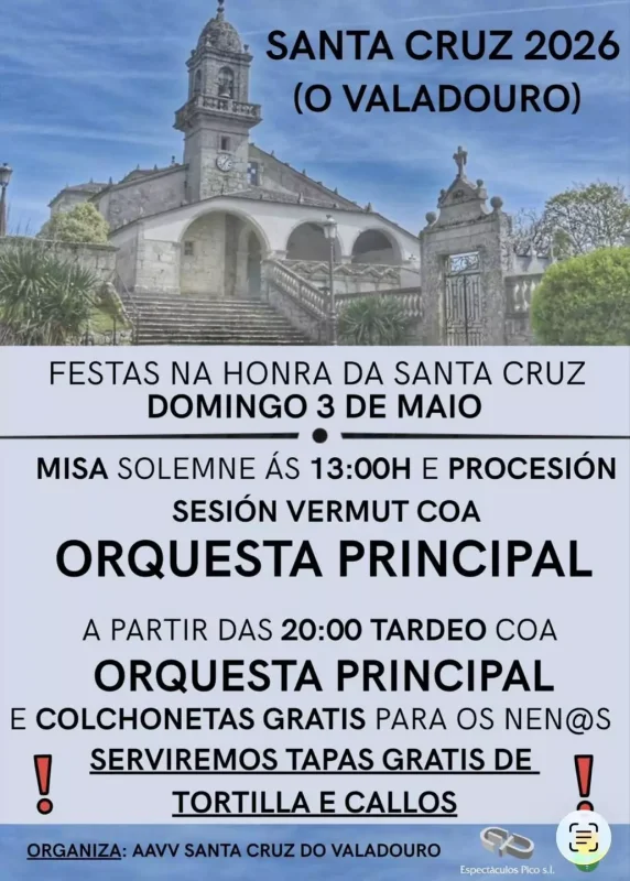 Festas na Honra da Santa Cruz 2026