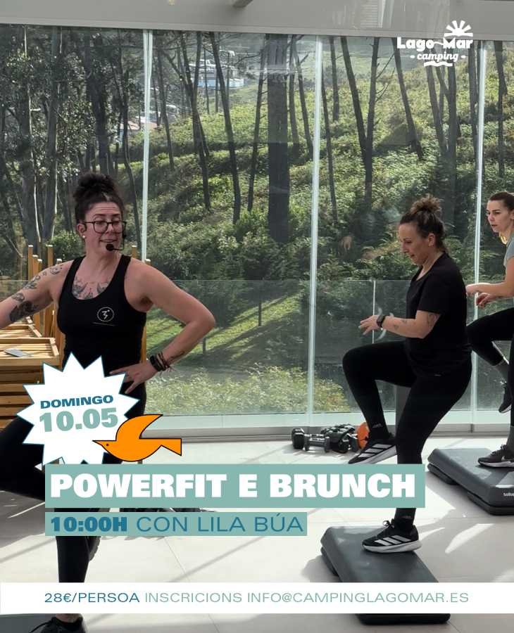 Powerfit e Brunch no Camping Lago-Mar