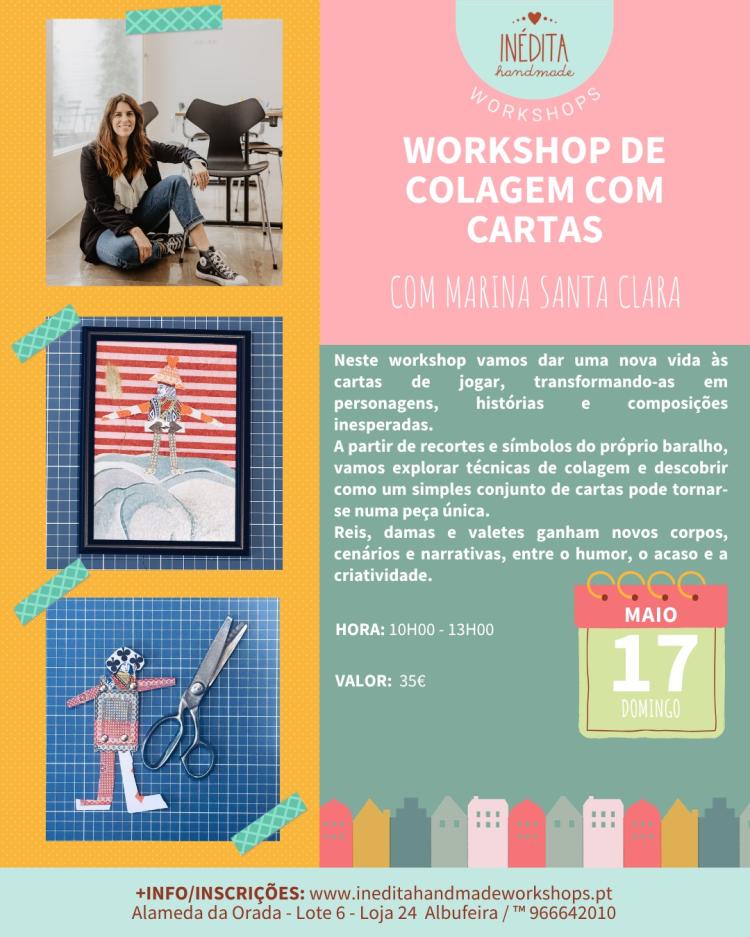 Workshop de Colagem com Cartas