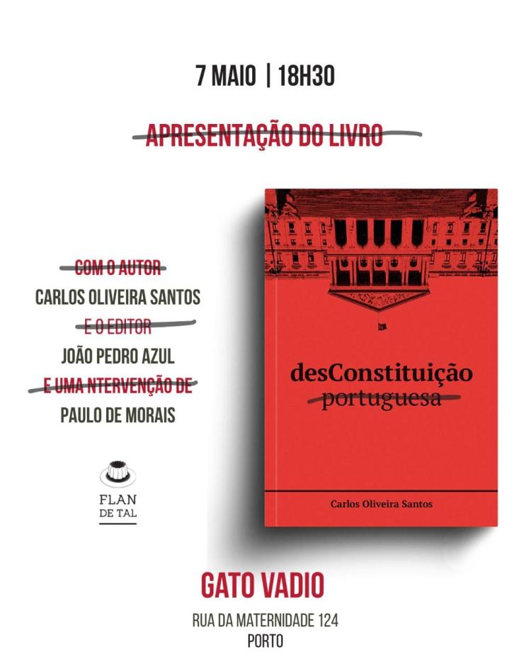 desConstituição portuguesa - UM LIVRO, UMA INTERVENÇÃO, UMA ATITUDE