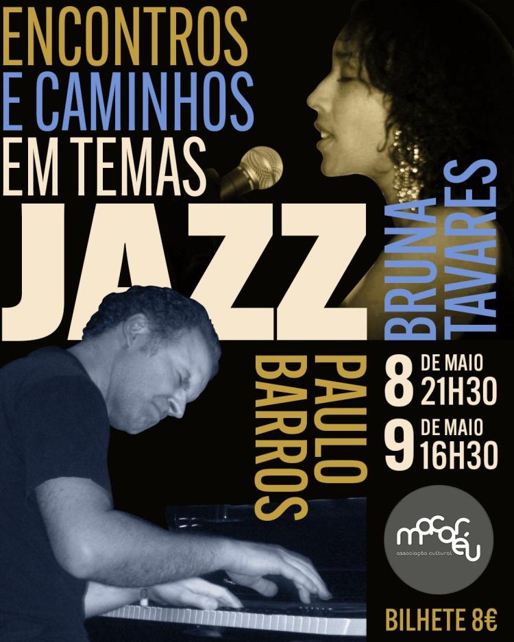 Concerto: Encontros e caminhos em temas Jazz, com Bruna Tavares e Paulo Barros

 