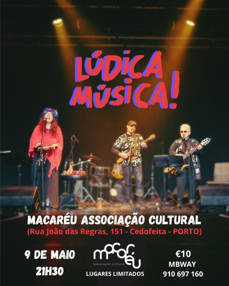 Concerto com o trio Lúdica Música!