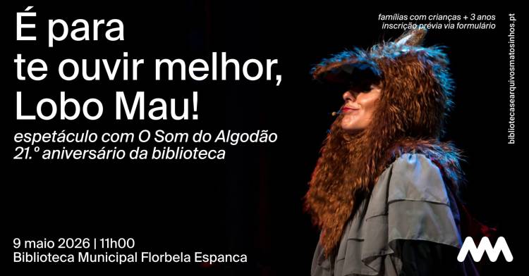 É para te ouvir melhor, Lobo Mau! | com O Som do Algodão