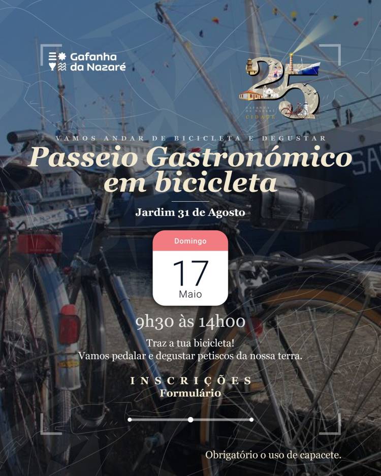Passeio Gastronómico em bicicleta