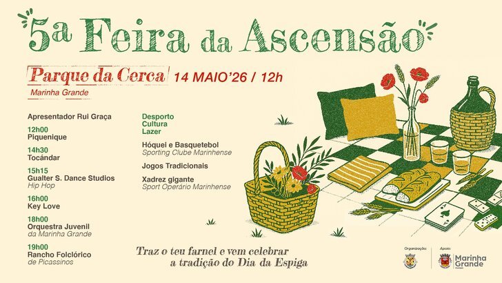 MARINHA GRANDE CELEBRA FERIADO NA QUINTA-FEIRA DE ASCENSÃO