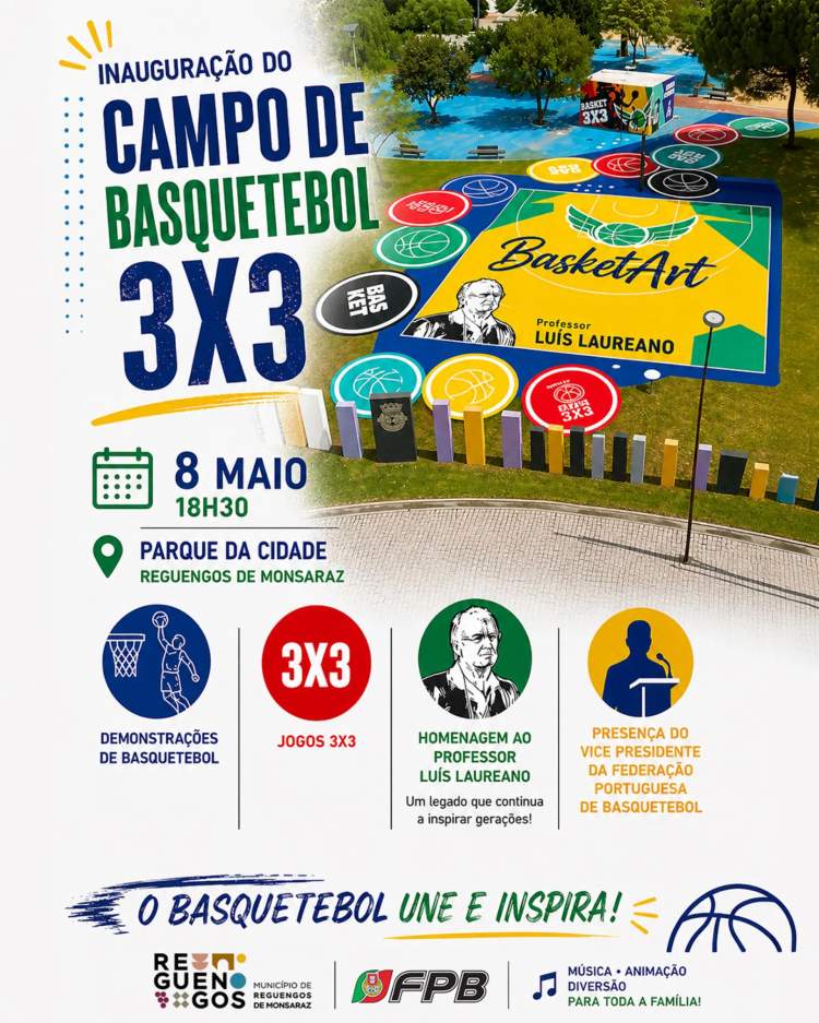 Inauguração do Campo de Basquetebol 3×3 no Parque da Cidade