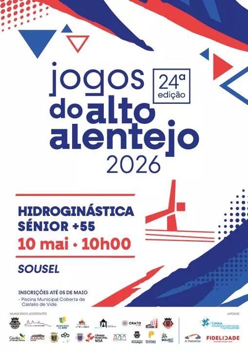 JOGOS DO ALTO ALENTEJO 2026 – 24ª EDIÇÃO – HIDROGINÁSTICA SÉNIOR