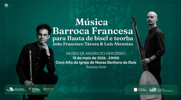 Música Barroca Francesa para flauta de bisel e teorba