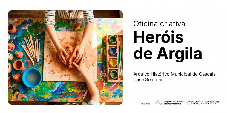 Oficina criativa 'Heróis de Argila'