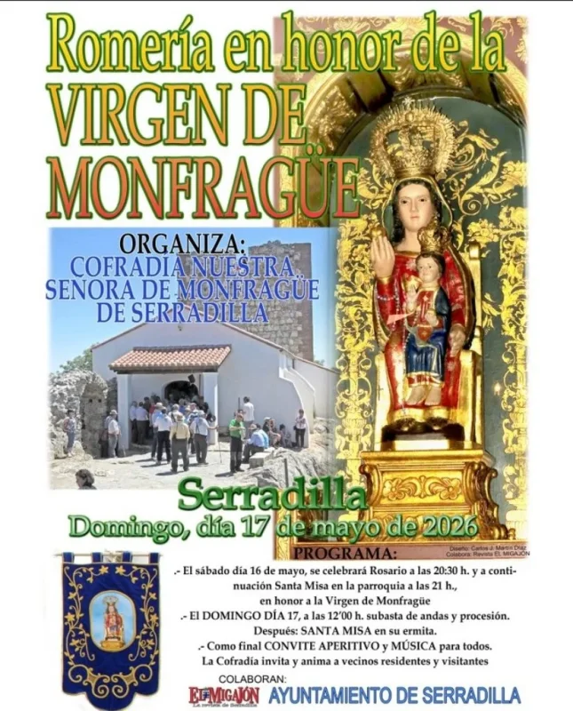Romería en honor de la Virgen de Monfragüe