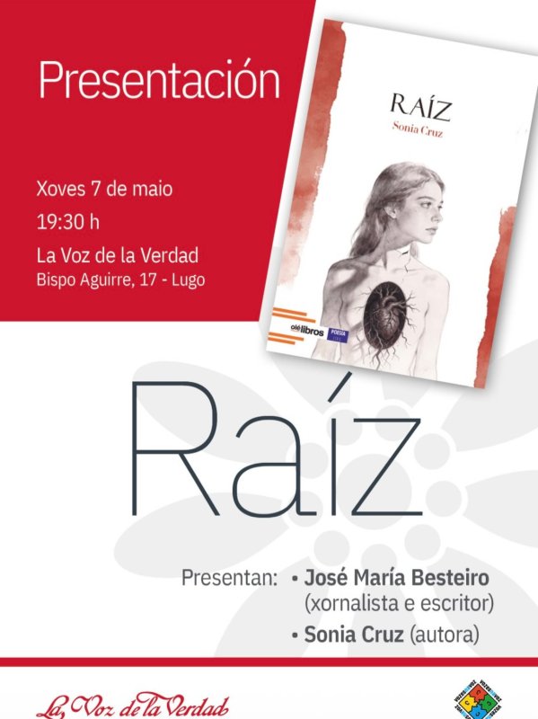 Presentación do libro 'Raíz' de Sonia Cruz