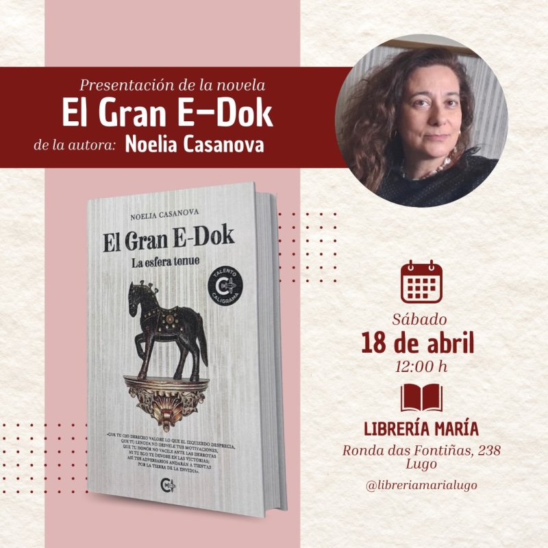 Presentación de 'El Gran E-Dok' de Noelia Casanova