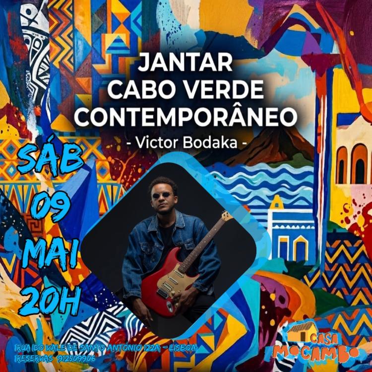 Jantar Cabo Verde contemporaneo com Victor Bodaka