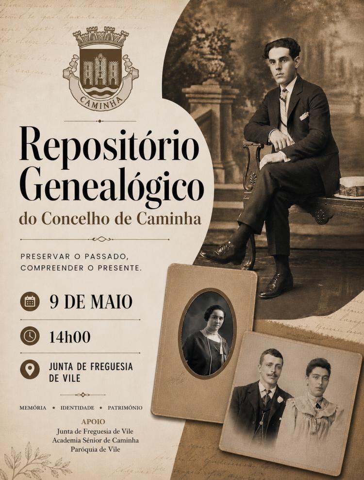 Repositório Genealógico do Concelho de Caminha apresentado em Vile