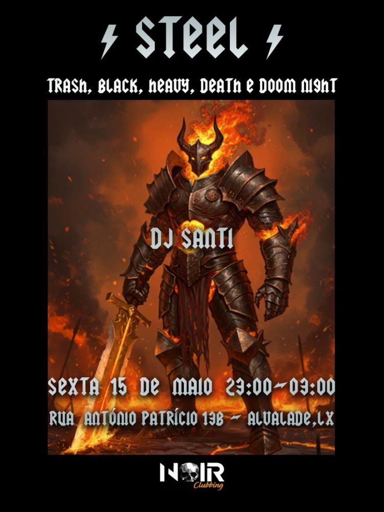 STEEL - Trash, Black, Heavy, Death & Doom Night