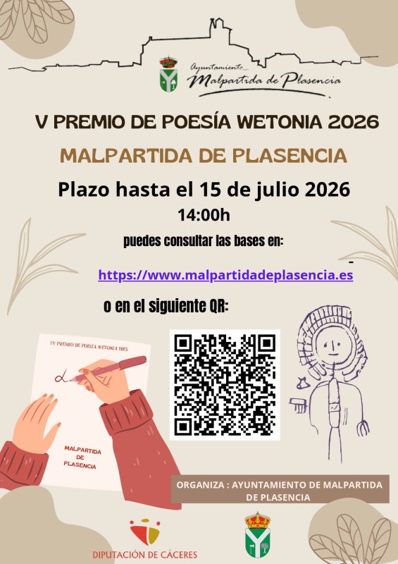 BASES V PREMIO DE POESÍA WETONIA 2026