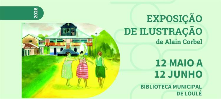 Exposição de ilustração de Alain Corbel