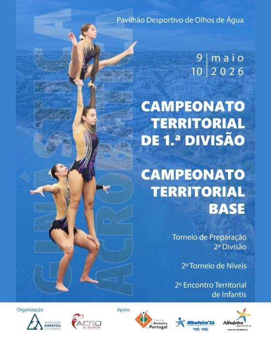 Ginástica Acrobática| Campeonato Territorial de Base e 1.ª Divisão