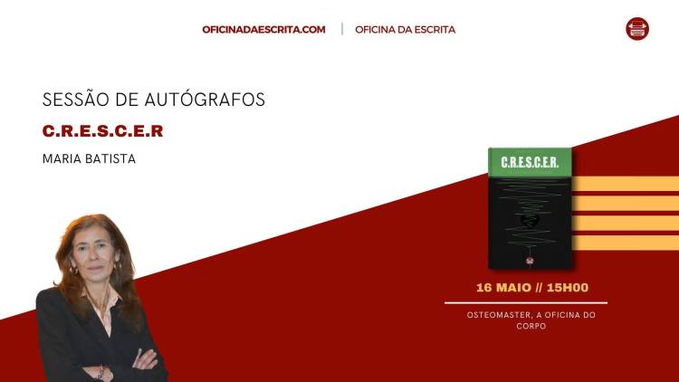 Apresentação do Livro C.R.E.S.C.E.R, de Maria Batista 