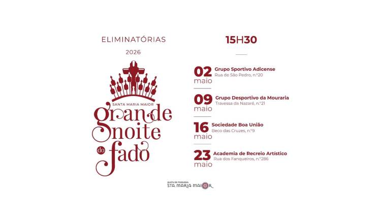 GRANDE NOITE DO FADO | ELIMINATÓRIAS