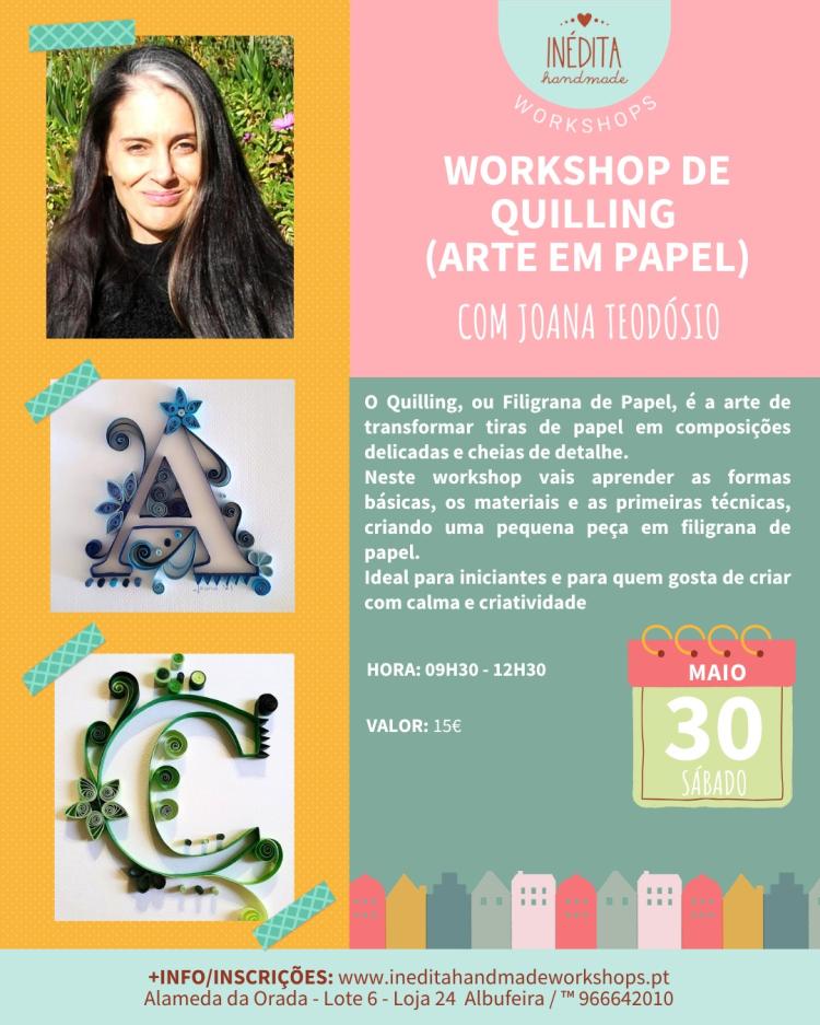 Workshop de Quilling  (Arte em Papel)