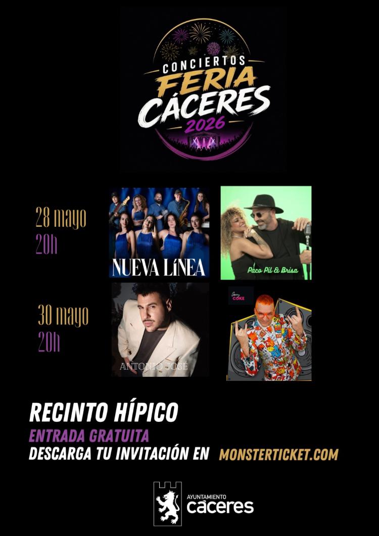 Conciertos | Feria de Cáceres 2026